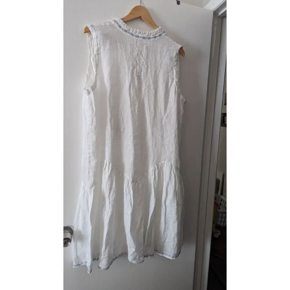 Johnny-was Women's White Dress - Picture 7 of 7